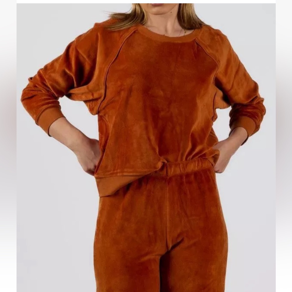 Suzie Kondi beach terry KINNA Saba Raglan top - Picture 2 of 12